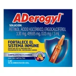 Aderogyl Oral Solution in 3ml 5 Ampoules Immune System Vitamins