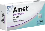 Levoxyl Synthroid Eutirox Amet Levothyroxine 100mcg 50 tabs