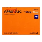 Aprovasc Irbesartan Amlodipine 150mg / 10mg 28 Tabs