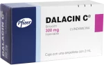 Dalacin C Clindamicina Clindamycin 300 mg 1 Vial 2 ml