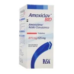 Amoxiclav BID 875mg / 125mg  14 Tabs. (Amoxiclav BID) Amoxicillin / Clavulanate Acid
