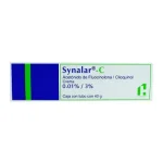 Synalar C Cream Fluocinolone Clioquinol 1 Tube of 40gr