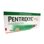 Ampicillin, 28 Caps (Pentrexyl) Ampicilin