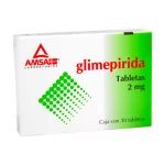 Amaryl Generic 2mg 30 Tabs. (Glimepiride)