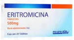 EryPed Ilosone Generic Erythromycin Pharmalife 500 mg 20 Tabs