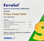 Combivent Ipratropio Salbutamol Fevolut 0.5mg / 2.5mg 10 vial 2.5ml.