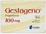 Gestageno Progesterone 100 mg 30 Caps
