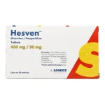 Hesven Diosmina/Hesperidina 450mg / 50mg 60 Tabs