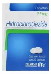Rofucal Generic Hidroclorotiazida Hydrochlorothiazide Pharmalife 25 mg 20 Tabs