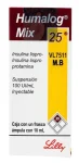 Insulin Humalog Mix 25 100UI Vial 10 ml