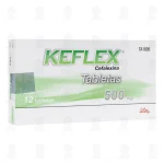 Keflex Cephalexin 500mg 12 Caps