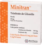 Nitroderm Glyceryl Trinitrate Minitran 18mg 10 Patches