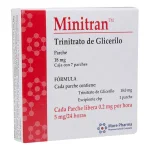 Nitroderm Glyceryl Trinitrate 5mg/24hrs Minitran 18mg 7 Patches