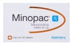 Minocin Minocycline Minopac 50 mg 30 Tabs