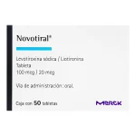 Cynoplus Novotiral Levothyroxine / Liothyronine 100mcg / 20mcg 50 Tabs