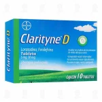 Claritin D Clarityne Phenylephrine Loratadine 30 mg / 5 mg 30 Tabs