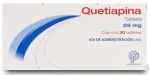 Seroquel Generic Quetiapine 25 mg 30 Tabs