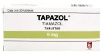 Tapazole Thiamazole 5mg 20 Tabs