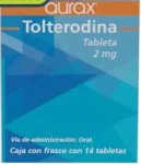 Detrol Detrusitol Tolterodine Generic Aurax 2 mg 28 tabs
