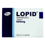Gemfibrozil Lopid 600 mg 28 Tabs