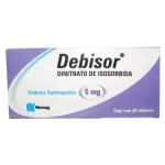 Isorbid Sorbitrate Isosorbide dinitrate Sublingual 5 mg 40 tabs