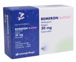 Remeron Mirtazapine Dispersable 30 mg 30 Tabs