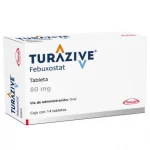 TURAZIVE Febuxostat 80mg 14 Tabs