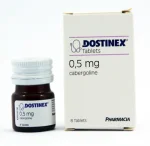 Dostinex cabergoline 0.5 mg 8 Tabs