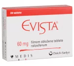 Evista Raloxifene hydrochloride 60 mg 28 Tabs
