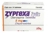 Zyprexa Olanzapine 5mg 14 Tabs Dispersable