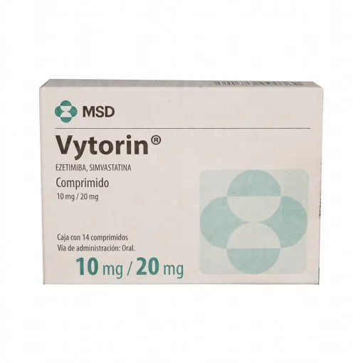 Vytorin Ezetimibe Simvastatin 10/20 mg 14 Tabs