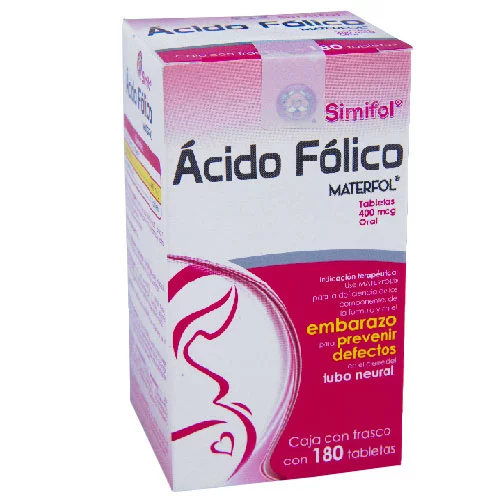 Folic Acid Generic 400mg 180 Tabs