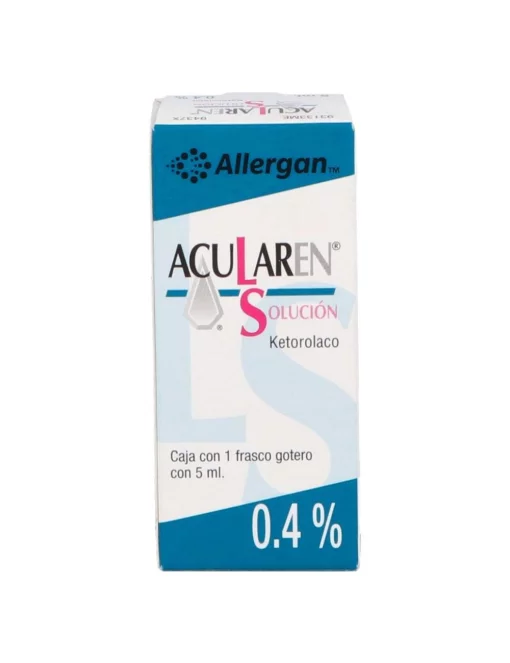 Acularen Ophthalmic Drops Ketorolac Tromethamine 0.4% 5ml