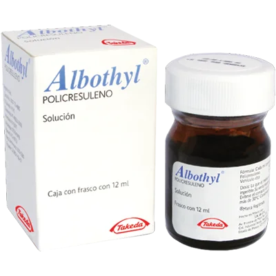 Albothyl V Sol. Polycresulene 407.5 mg  12 ml