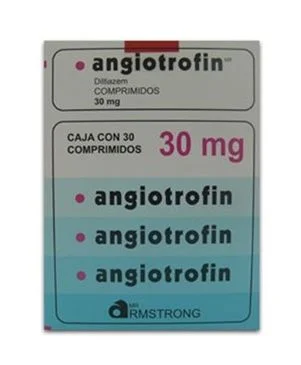 Cardizem Angiotrofin Diltiazem hydrochloride 30mg 30 tabs