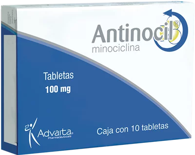 Minocin Minocycline Antinocil 100 mg 10 Tabs