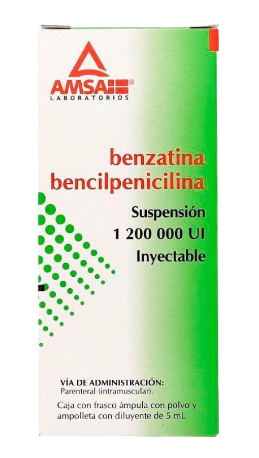 Benzetacil Generic Benzylpenicillin Benzathine 1 200 000 Unit 1 Vial 5ml Penicillin