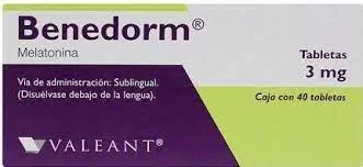 Benedorm Melatonin 3mg 40 Tabs Sublingual