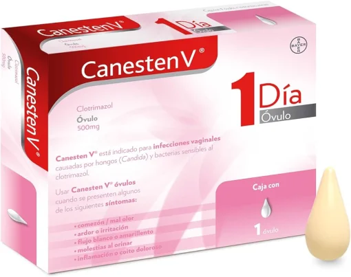 Canesten V Clotrimazole 500mg 1 Ovule