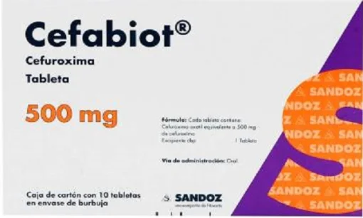 Ceftin Cefabiot Cefuroxime 500 mg 10 Tabs