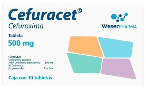 Ceftin Cefuracet Cefuroxime 500 mg 10 Tabs