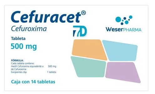 Ceftin Cefuracet Cefuroxime 500 mg 14 Tabs