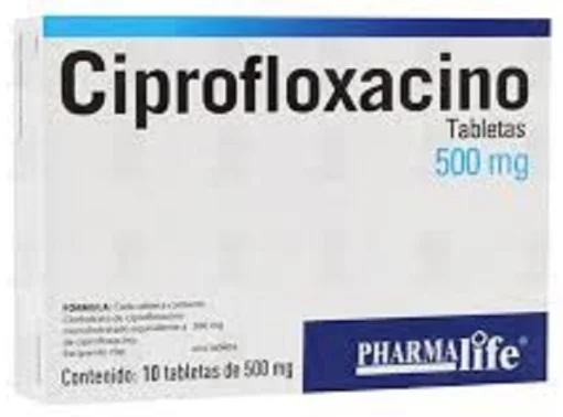 Cipro Ciprofloxacin Generic Pharmalife 500 mg 12 Tabs