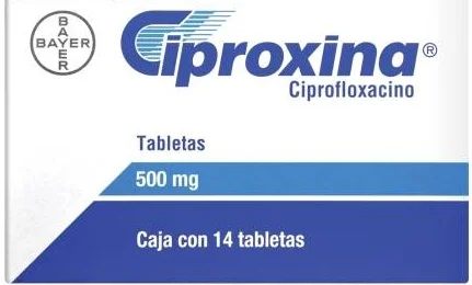 Cipro Ciprofloxacin Ciproxina 500 mg 14 Tabs