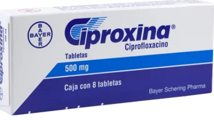 Cipro Ciprofloxacin Ciproxina 500 mg 8 Tabs