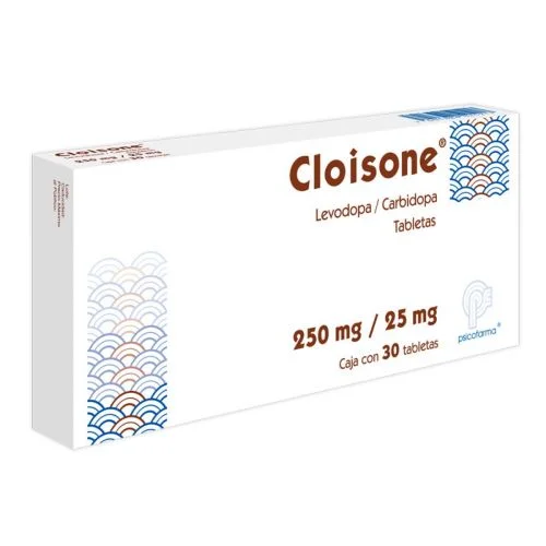 Cloisone Levodopa Carbidopa 250mg / 25mg 30 Tabs
