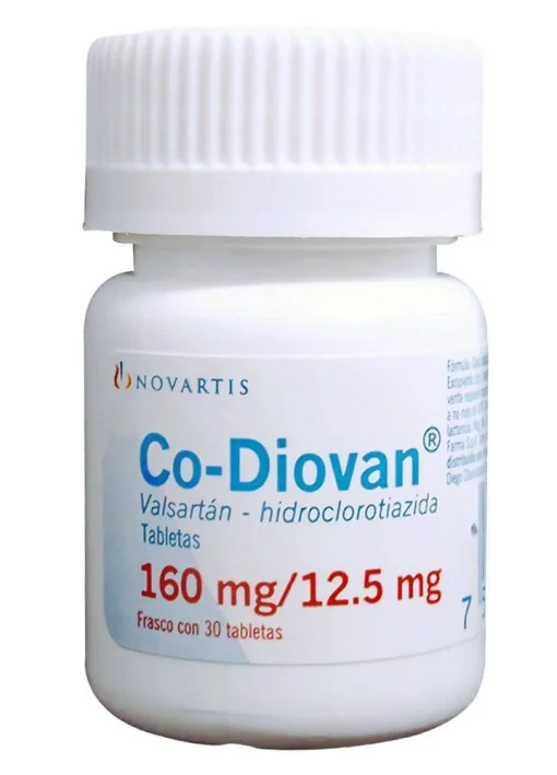 Co-Diovan Valsartan Hydrochlorothiazide 160mg / 12.5mg 30 Tabs