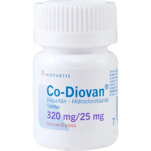 Co-Diovan Valsartan Hydrochlorothiazide 320mg / 25mg 30 Tabs