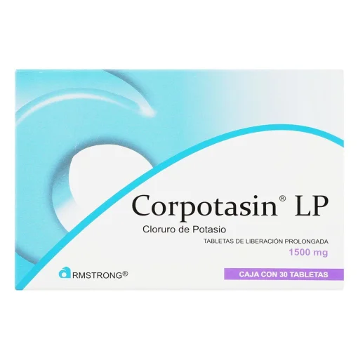 K-dur 1500mg 30 tabs (Corpotasin LP) Potassium Chloride