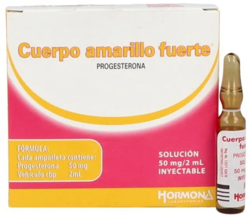 Strong Yellow Body Progesterone 50mg 6 Vials 2 ml